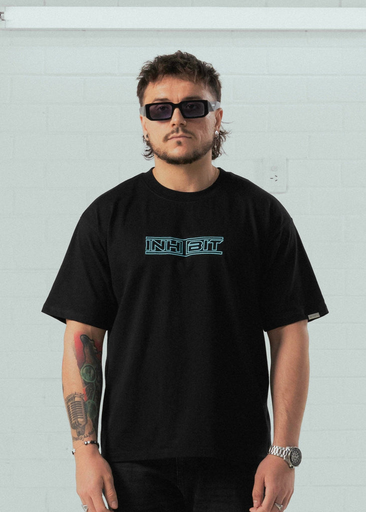 2024 Classic Logo Cyan Stencil Tee